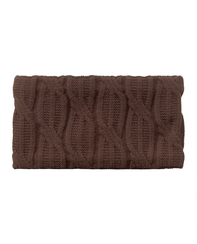 PURE GOLF Suzie Margot Knit Waterproof Snood 603 Cocoa Powder