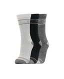 PURE GOLF 3 Pack Tricia Crew Winter Socks Black