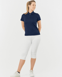 PURE GOLF Freya Short Sleeve Polo 077 Navy