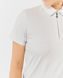 PURE GOLF Rebecca Short Sleeve Polo 079 White