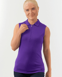 PURE GOLF Thrive Sleeveless Polo 011 Purple