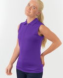 PURE GOLF Thrive Sleeveless Polo 011 Purple
