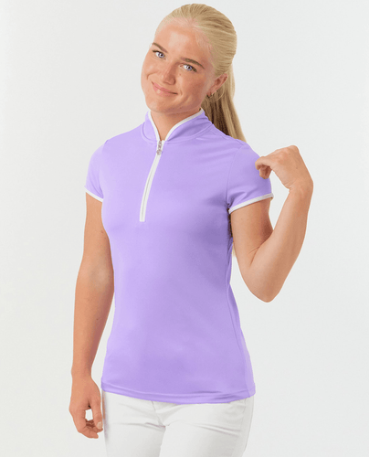PURE GOLF Bloom Polo à manches courtes 012 Marine