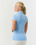 PURE GOLF Bloom2 Cap Sleeve Polo 030 Pale Blue