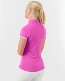 PURE GOLF Bloom2 Cap Sleeve Polo 030 Azalea Pink