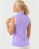 PURE GOLF Bloom Sleeveless Polo 013 Lilac