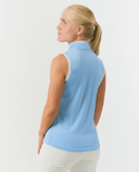 PURE GOLF Bloom Sleeveless Polo 013 Pale Blue