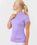PURE GOLF Thrive Cap Sleeve Polo 051 Lilac
