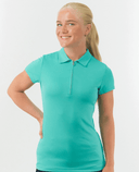 PURE GOLF Thrive Cap Sleeve Polo 051 Ocean