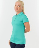 PURE GOLF Thrive Cap Sleeve Polo 051 Ocean