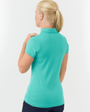 PURE GOLF Thrive Cap Sleeve Polo 051 Ocean