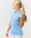 PURE GOLF Thrive Cap Sleeve Polo 051 Pale Blue