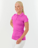 PURE GOLF Thrive Cap Sleeve Polo 051 Azalea