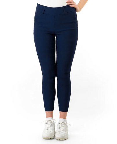 PURE GOLF Charm2 Pull-on 4 Way Stretch High Water Trouser 27" 218 Navy