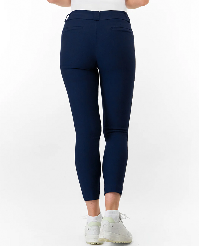 PURE GOLF Charm2 Pull-on 4 Way Stretch High Water Trouser 27" 218 Navy