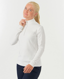PURE GOLF Tranquility2 Mid-Zip Top 445 White