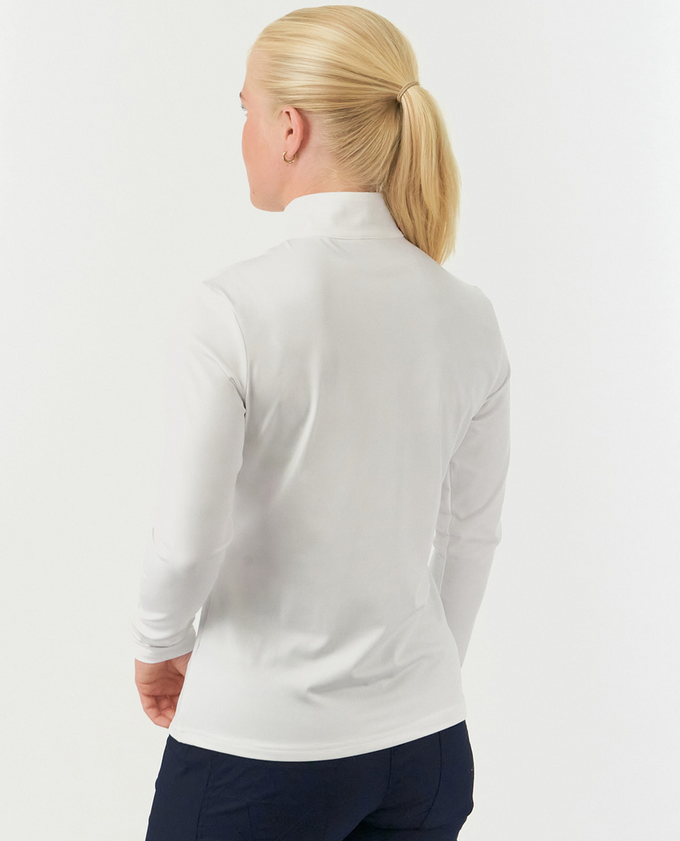 PURE GOLF Tranquility2 Mid-Zip Top 445 White