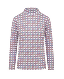 SWING OUT SISTER Paloma Pattern Roll Neck Noughty Pink