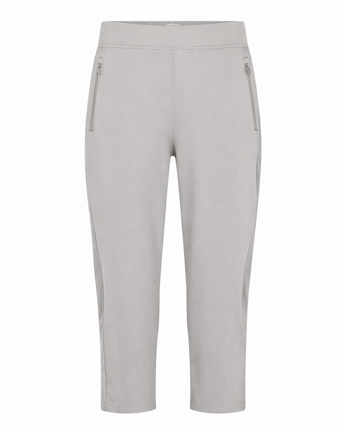 SWING OUT SISTER Rita Pull On Lightweight Capri Elephant