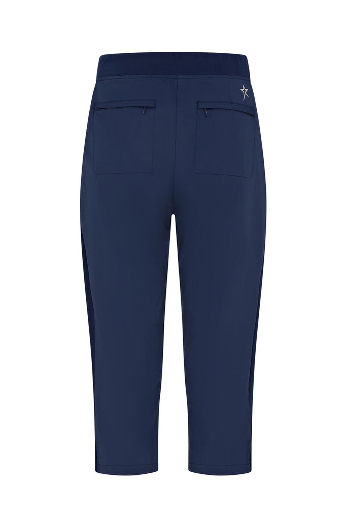 SWING OUT SISTER Rita Pull On Lightweight Capri Navy