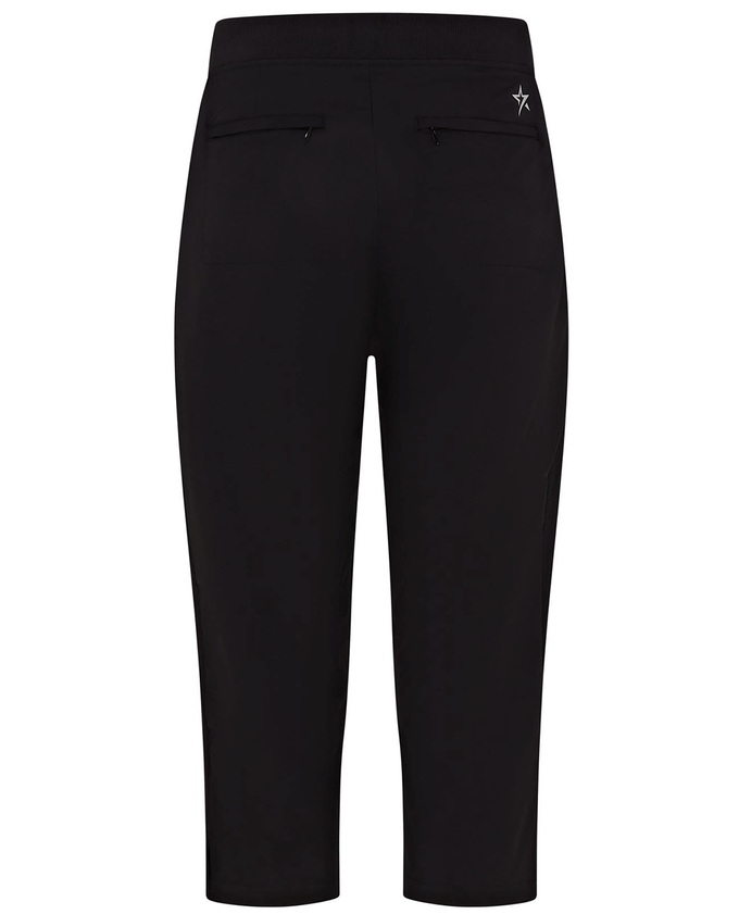 SWING OUT SISTER Rita Pull On Lightweight Capri Black