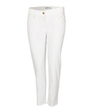 GREEN LAMB Nicole 7/8 Trousers 26.5" Leg 035 White