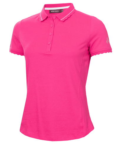 GREEN LAMB Oakley Club Short Sleeve Polo 065 Raspberry Pink