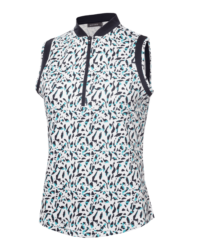 GREEN LAMB Odessa Sleeveless Polo 068 Arielli Print