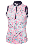 GREEN LAMB Odessa Sleeveless Polo 068 Festival Print