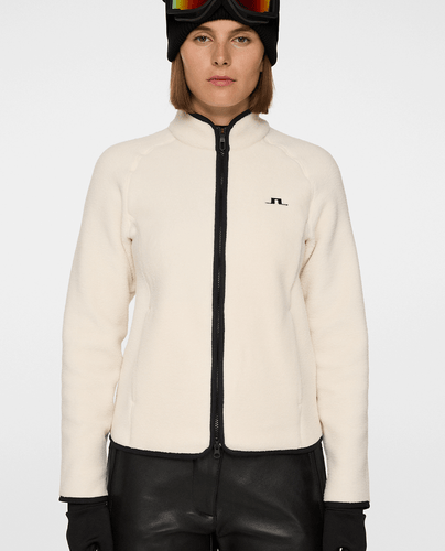 J.Lindeberg Catherine Fleece Mid Layer Moonbeam