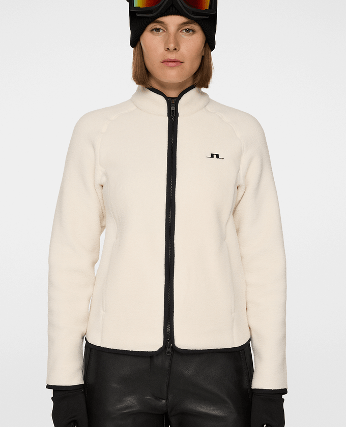 J.Lindeberg Catherine Fleece Mid Layer Moonbeam