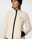 J.Lindeberg Catherine Fleece Mid Layer Moonbeam