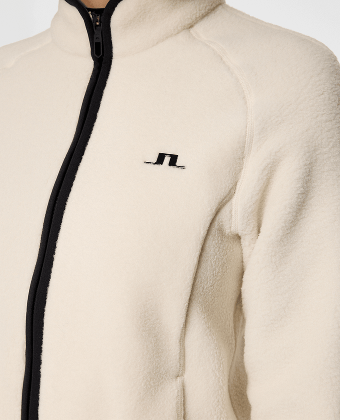 J.Lindeberg Catherine Fleece Mid Layer Moonbeam