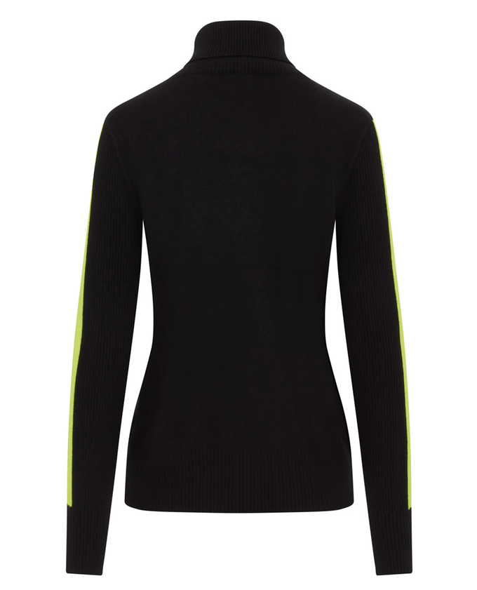 SWING OUT SISTER Sabrina Golf Sweater Pitch Black