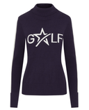 SWING OUT SISTER Sabrina Golf Sweater Twilight Blue