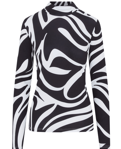 SWING OUT SISTER Shadow Winter Roll Neck Lynx Lime