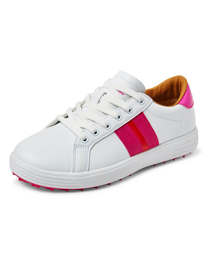 SWING OUT SISTER Sole Sister Golf Shoes Pink & Mandarin
