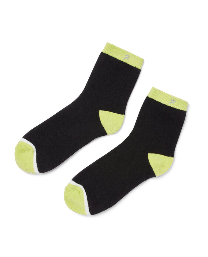 SWING OUT SISTER Sofia Winter Socks 2-Pack Lynx Lime