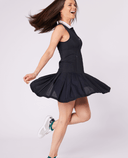 SWING OUT SISTER Paige Elite Pleat Dress Black