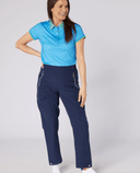 SWING OUT SISTER Luca Cap Sleeve Polo Ocean Bloom