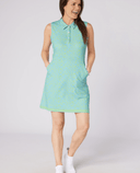 SWING OUT SISTER Azure Sleeveless Dress Ocean Bloom