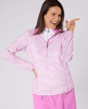 SWING OUT SISTER Sunshine 1/4 Zip Coral Whisper