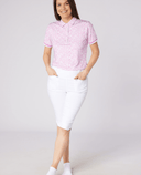 SWING OUT SISTER Dior Elite Cap Sleeve Polo Coral Whisper