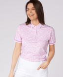 SWING OUT SISTER Dior Elite Cap Sleeve Polo Coral Whisper