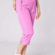 SWING OUT SISTER Rita Pull On Lightweight Capri Super Pink - 8 / Super Pink