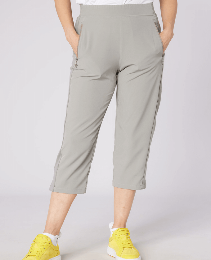 SWING OUT SISTER Rita Pull On Lightweight Capri Elephant