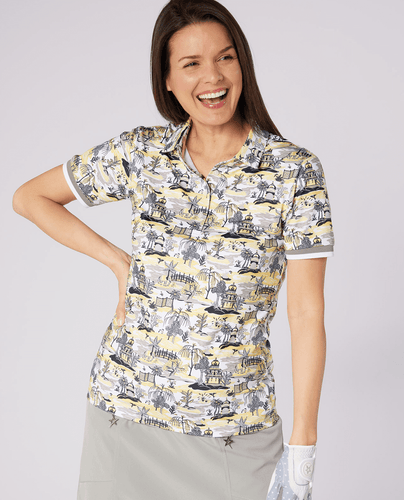 SWING OUT SISTER Dior Elite Cap Sleeve Polo Indian Dawn