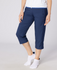 SWING OUT SISTER Rita Pull On Lightweight Capri Navy