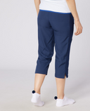 SWING OUT SISTER Rita Pull On Lightweight Capri Navy