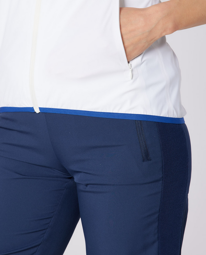 SWING OUT SISTER Rita Pull On Lightweight Capri Navy